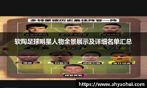 软陶足球明星人物全景展示及详细名单汇总
